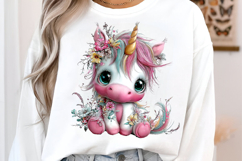 Baby Unicorns Sublimation Clipart Product Image 3