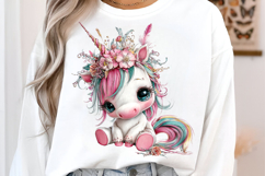 Baby Unicorns Sublimation Clipart Product Image 3
