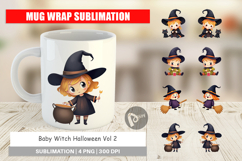 Mug Wrap Baby Witch Halloween Product Image 1