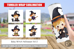 Tumbler Baby Witch Halloween Product Image 1