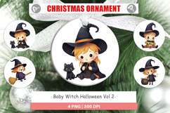 Ornament Baby Witch Halloween Product Image 1