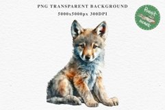 Baby Wolf Forest Animals Clipart PNG Scrapbooking Nursery Art Image Watercolor  Transparent Print invitation shirt designs sublimation kids printable digital watercolor baby wolf floral, scrapbooking clipart, sublimation nursery drawing, forest animals