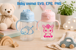 Nursery Baby Animal SVG Design | Animal Cut File Product Image 1