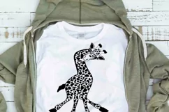 Funny Baby Giraffe svg, Cute Fun Safari Giraffe cut file dxf Product Image 3