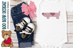 Dachshund Dog Embroidery design Product Image 2