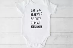 babylife svg, baby svg, funny baby svg, eat, sleep, be cute, repeat