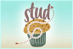 Stud Muffin Cute Baby Tshirt Quote SVG Dxf Eps Png Files Product Image 3