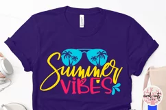 Summer vibes - Summer SVG EPS DXF PNG Cut File Product Image 3