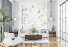 Wall mockup - Wallpaper mockup - Living room Product Image 5