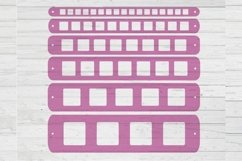 Assorted bracelet shapes template dxf svg png ai files Product Image 1