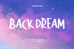 Back Dream Product Image 1