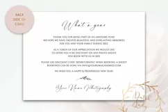 Year In Review Photo Card #008 - Adobe Photoshop Template Product Image 3
