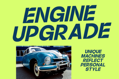 Back Race Italic - Modern Sans Serif Font Product Image 2