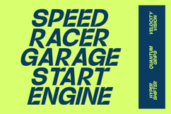 Back Race Italic - Modern Sans Serif Font Product Image 4