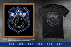 Back The Blue Officer Badge Product Image 1