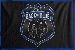 Back The Blue Officer Badge Product Image 2