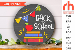 back to school svg, school door sign, welcome sign svg, classroom hanger svg, hanging sign svg, laser cut file, teacher door sign, gift for teacher, layered door sign, cute teacher sign, first day sign, wood sign, bulletin board, school wreath, apple sign