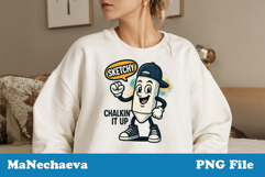 Back to School Sublimation PNG | Funny Chalk Design Product Image 1