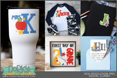 Back to School Animals &amp; Alphabet Clipart Bundle Product Image 3