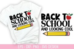 Back to school and looking cool - Teacher SVG Design Product Image 1