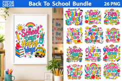 Back To School Bundle | School Quote Clipart Product Image 1