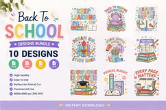Back to School Quotes SVG PNG Collection Product Image 1