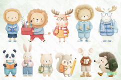 Back to School Clipart Sublimation Bundle Product Image 3
