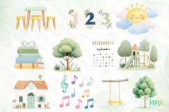 Back to School Clipart Sublimation Bundle Product Image 4