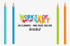 Back to School Clip Arts, school supplies, school graphics Product Image 1