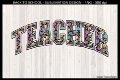Back To School Teacher Png, Retro School Shirt Design Product Image 1