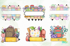 Back To School - Custom Name Png Clipart Product Image 2