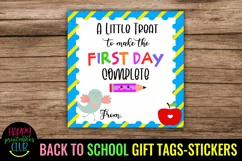 BACK TO SCHOOL GIFT TAGS STICKERS- PRINTABLE FIRST DAY OF SCHOOL GIFT TAGS STICKERS- STUDENT GIFT TAGS