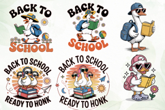 Back to school Goose Sublimation Product Image 3