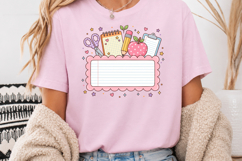 Back to School Monogram Sublimation PNG Product Image 3
