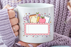 Back to School Monogram Sublimation PNG Product Image 4