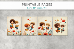 Vintage Children Illustration, Old Paper Junk Journal Page Product Image 2