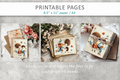 Vintage Children Illustration, vintage back to school Product Image 7