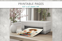 Vintage Children Illustration, school themed printable Product Image 7