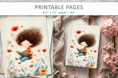 Vintage Children Illustration, antique school illustrations Product Image 6