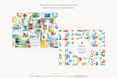 GlamArtZhanna, Back to school paper, School paper, School pattern, School background, Hello School paper, School Graphics, elementary school, study paper, study pattern, study background, Red green blue paper, Red green yellow, Bright paper