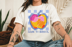Back to School PNG Apple PNG, Sublimation Designs Product Image 2