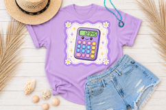 Back to School PNG, Cute Calculator Sublimation Design Product Image 3