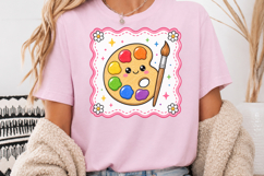 Back to School PNG, Cute Paint Palette Sublimation Product Image 4