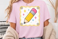 Back to School PNG, Cute Pencil Sublimation Design Product Image 4