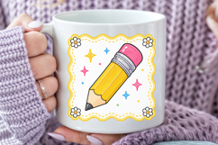Back to School PNG, Cute Pencil Sublimation Design Product Image 5