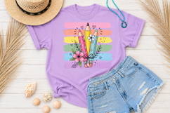 Back to School PNG, Cute Pencils Sublimation Design Product Image 3