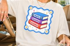 Back to School PNG, Cute School Books Sublimation Design, Product Image 2
