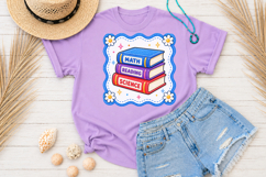 Back to School PNG, Cute School Books Sublimation Design, Product Image 3