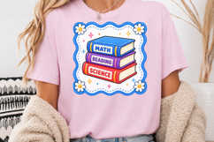 Back to School PNG, Cute School Books Sublimation Design, Product Image 4