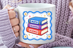 Back to School PNG, Cute School Books Sublimation Design, Product Image 5